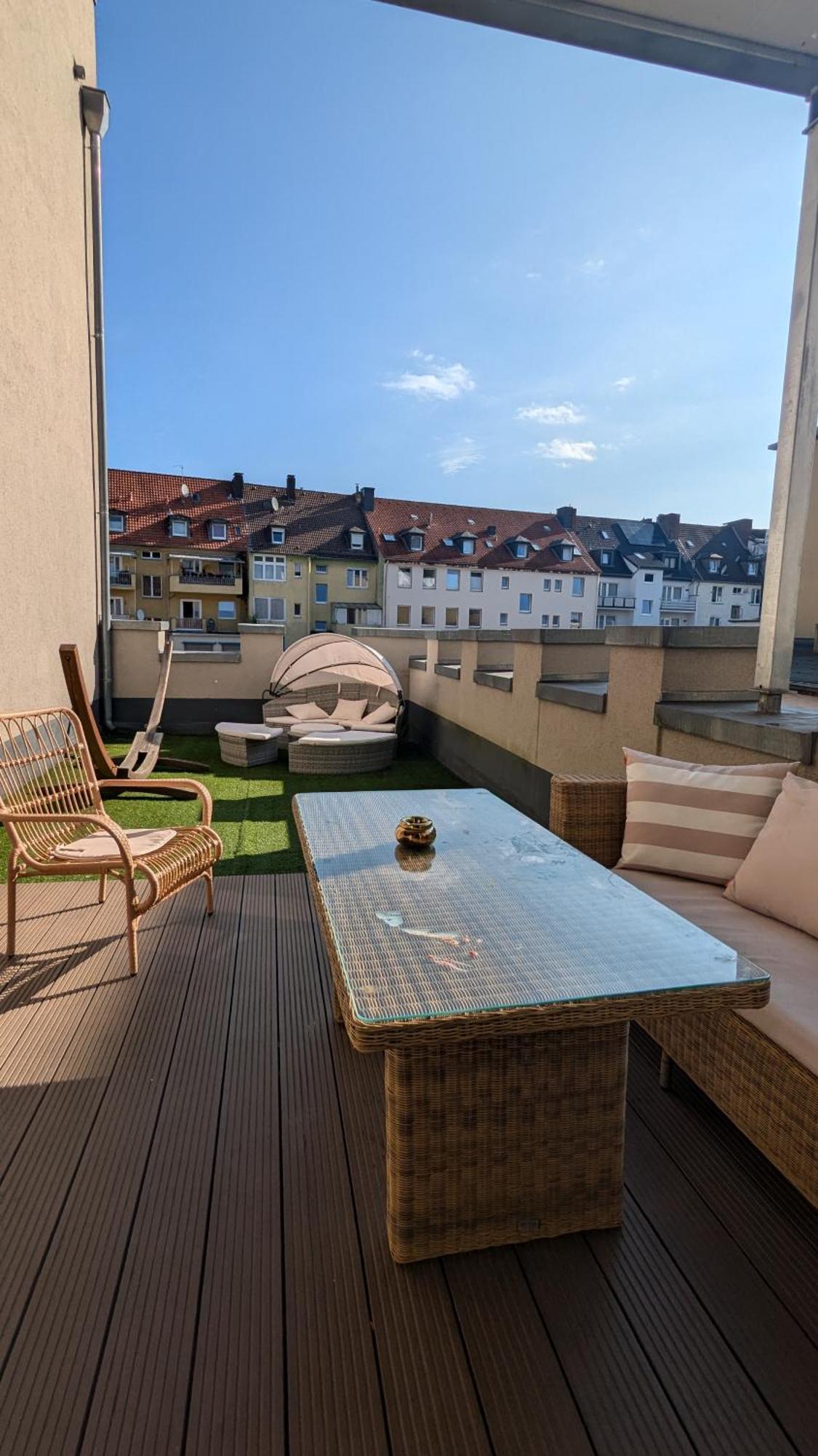 Imposante Whg - Zentral - Dachterrasse - Parken - Aufzug 하겐 외부 사진