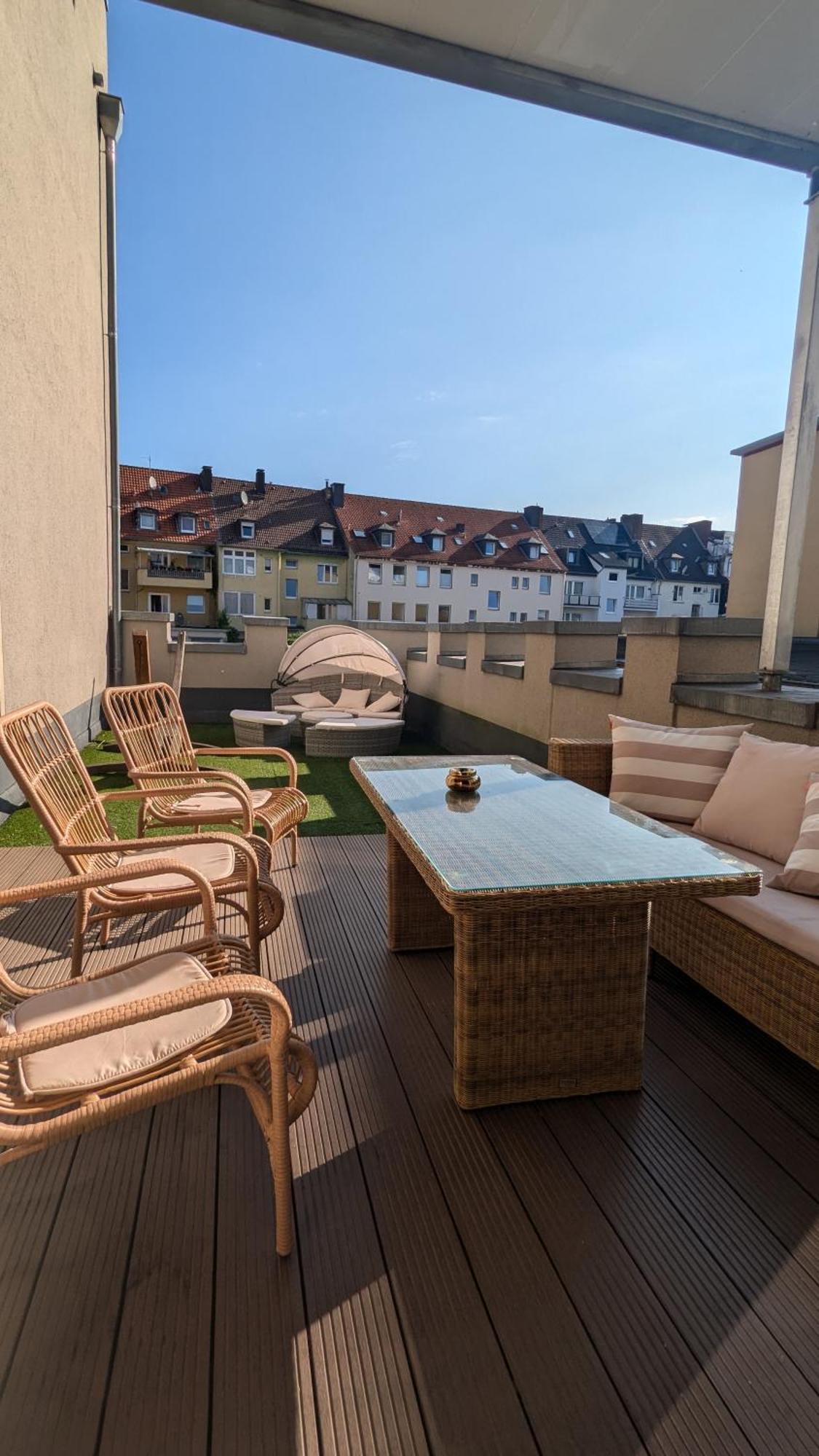Imposante Whg - Zentral - Dachterrasse - Parken - Aufzug 하겐 외부 사진